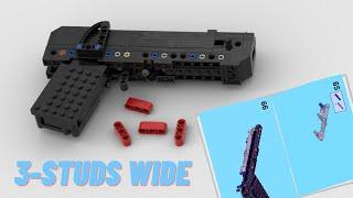 Working LEGO mini Pistol INSTRUCTIONS