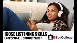 IGCSE ESL Listening Exercise 4 (Top Tips)