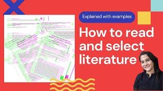 Reading strategies for literature review | Skimming to summarize | reading strategy for research