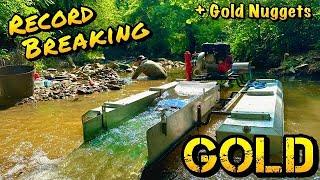 Dredging Bedrock For GOLD & Finding Gold Nuggets!