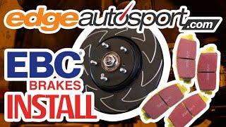 HOW TO: EBC BRAKE ROTOR & PAD INSTALL (10th-Gen Civic) | Project FC3 | Edge Autosport