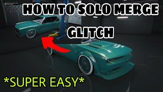 *UNPATCHED* HOW TO SOLO MERGE CAR TO CAR IN GTA 5 ONLINE (SUPER EASY)100% WORKING