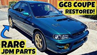 RESTORED Impreza GC8 Coupe | Acadia Green w/ Rare JDM Parts!