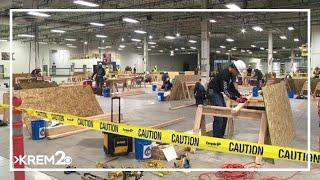 High school students showcase skills in carpentry competition in Airway Heights