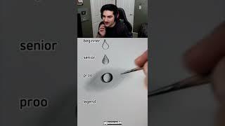 HOW TO DRAW A WATER DROPLET #shorts