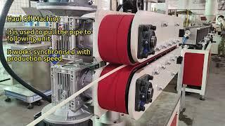 Nylon braided hose pipe extrusion line #extruder #productionline