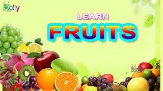 Learn Fruit Names in English with Spelling | Fruits names for Children in English | Fruits for kids