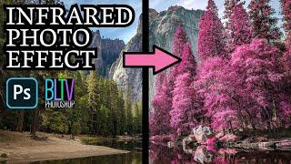 Photoshop: How to Quickly Create The INFRARED Photography Effect!