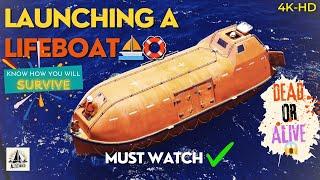 LIFEBOAT LAUNCH: THE ULTIMATE ESCAPE PLAN? 