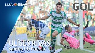 Gol de U. Rivas | Santos Laguna 1 - 0 Puebla | Apertura 2019  - Jornada 4 | LigaBBVAMX