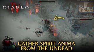 Diablo 4: How To Gather Spirit Anima From The Undead - Exorcist's Cache Quest