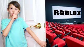 We Built a SECRET Movie Theater in our House!