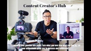 Be a Content Creator. Turn your passion to profit.