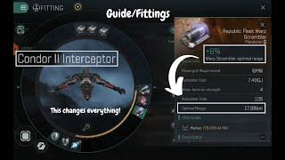 [[EVE ECHOES]] Condor Interceptor II - Guide/Fittings - The Scramceptor