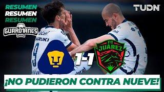 Resumen y goles | Pumas 1-1 FC Juárez | Guard1anes 2020 Liga MX - J3 | TUDN