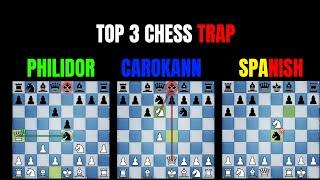 Top 3 Traps in Chess