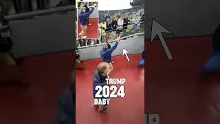 Tim Walz SNAPS: Flips Off Crowd After 'Trump 2024' Shout!  #Viral #Meltdown #shorts