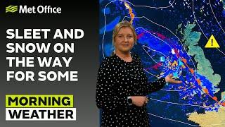 18/11/24 – Chilly and wet – Morning Weather Forecast UK – Met Office Weather