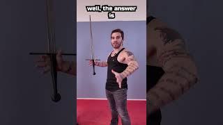 Could you use a 2 Handed Sword in 1 Hand? #sword #martialarts #history