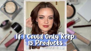 If I Could ONLY KEEP 15 Products! My core holy grail makeup products. | Julia Adams