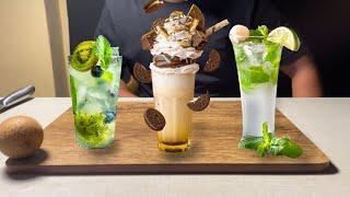 Summer Freshness Mocktail | Kiwi Mojito | Lychee Mojito | KitKat Chocolate Shake | Great Gyro Chef