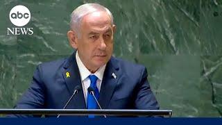 LIVE: Israeli PM Benjamin Netanyahu delivers speech to world leaders at UN General Assembly