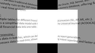 The differences between SAP ECC and SAP S/4HANA in the FICO module #sap