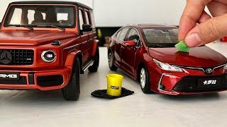 An Expensive SUV Car vs. an Affordable Car | Toyota And Mercedes-Benz Miniature Diecast Model Cars