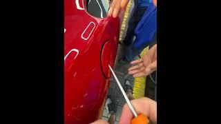 How to open a Ferrari fuel cap... #cars #dubai