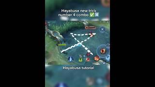 Hayabusa number 4 combo tutorial #mobilelegends #mlbb #hayabusa #tutorial #gamingcommunity #fyp