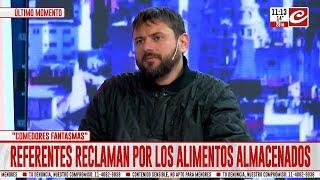 Juan Grabois mano a mano con Chiche: "Tienen hasta mañana para repartir la comida"