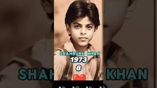 SHAHRUKH KHAN Age Transformation (1965-2024) | SRK Now & then | Old photos | #srk