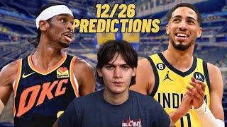 NBA PREDICTIONS & BEST BETS 12/26!