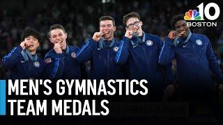 Athletes' families thrilled with U.S. men's gymnastics team winning bronze