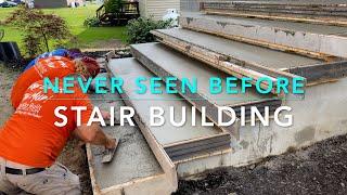 NEVER SEEN BEFORE TECHNIQUE TO BUILD STAIRS