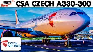 CSA Czech Airbus A330-300 Cockpit Prague to Seoul #airbus #airbusa330