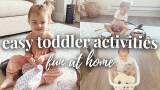 Actually Entertaining Toddler Activities | Home Activities For 1 Year Old | Taylor Marie Motherhood