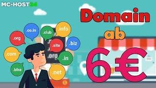 Billige Domains kaufen! Schon ab 6€