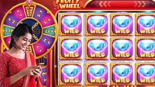 fruity wheel jili || fruity wheel big win 5k || jili slot game || slot gaming420