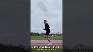 How to REDUCE KNEE pain when running #physio #shorts #runners
