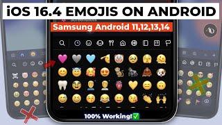 iOS 16.4 EMOJIS On ANDROID Samsung | iOS / iPhone EMOJIS on SAMSUNG 