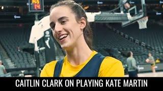 Caitlin Clark Talks Trash To Kate Martin #caitlinclark