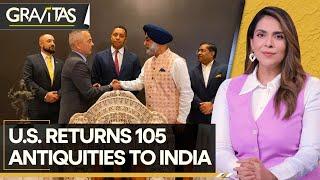 Gravitas: US hands over 105 stolen antiquities to India