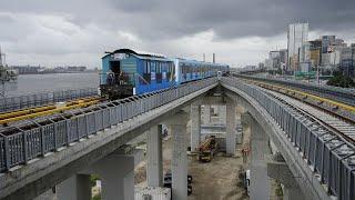 Nigeria: Passengers celebrate as Lagos Blue Rail Line project begins operations