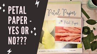 A fun crinkly paper you may love - Using Petal Paper in your Journals