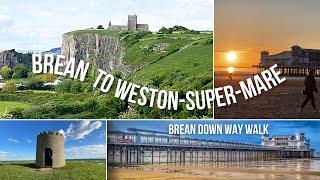 BREAN to WESTON-SUPER-MARE Walk | BREAN DOWN WAY | Somerset | May 2024