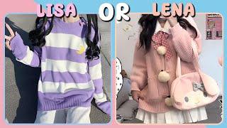 Lisa or Lena (Sanrio Edition) Long Compilation | iQuiz #lisa #lena #sanrio #kuromi #kawaii #iquiz