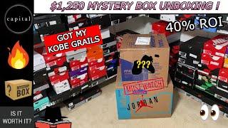 GOT MY KOBE GRAILS in this $1,250 Sneaker Mystery Box from Capital Vegas ! (40% ROI)