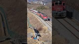 정시발차 해서 빨리가는 열차 #디젤기관차 #railway #디젤기관차