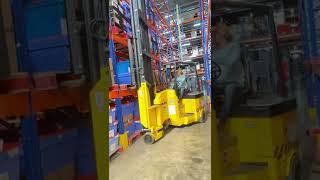 Godrej AFL(Articulated forklift truck) operated in whereHouse